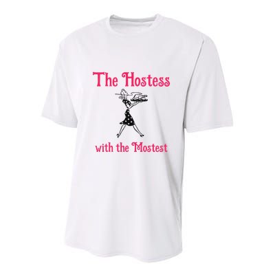 The Hostess With The Mostest Youth Performance Sprint T-Shirt