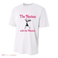 The Hostess With The Mostest Youth Performance Sprint T-Shirt