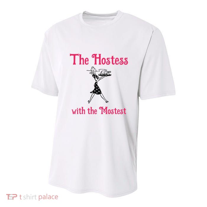 The Hostess With The Mostest Youth Performance Sprint T-Shirt
