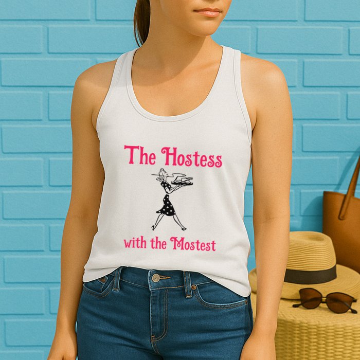 The Hostess With The Mostest Womens Tank Top