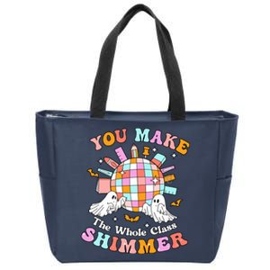 Teacher Halloween You Make The Whole Class Shimmer Zip Tote Bag