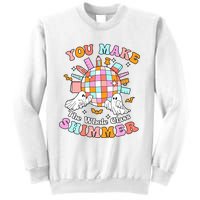 Teacher Halloween You Make The Whole Class Shimmer Sweatshirt