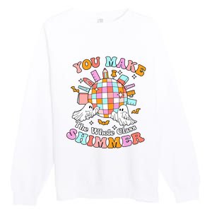 Teacher Halloween You Make The Whole Class Shimmer Premium Crewneck Sweatshirt