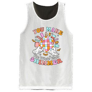 Teacher Halloween You Make The Whole Class Shimmer Mesh Reversible Basketball Jersey Tank