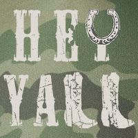 Trendy Hey Y'all Horseshoe And Boots Quote Legacy Tie Dye Trucker Hat