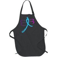 Thyroid Cancer Awareness Full-Length Apron With Pockets