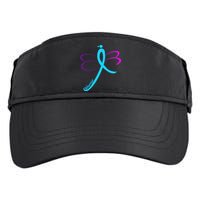 Thyroid Cancer Awareness Adult Drive Performance Visor