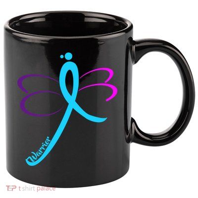 Thyroid Cancer Awareness 11oz C Handle Ceramic Mug