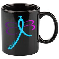 Thyroid Cancer Awareness 11oz C Handle Ceramic Mug