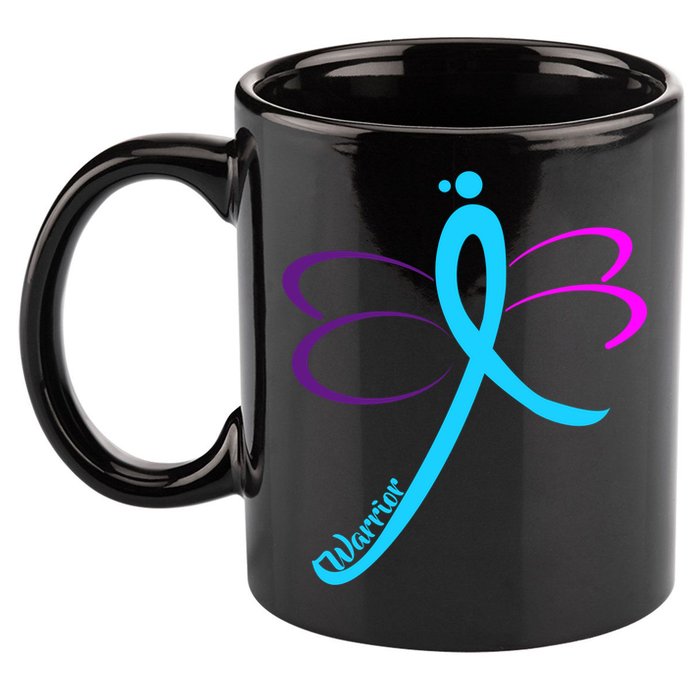 Thyroid Cancer Awareness 11oz C Handle Ceramic Mug