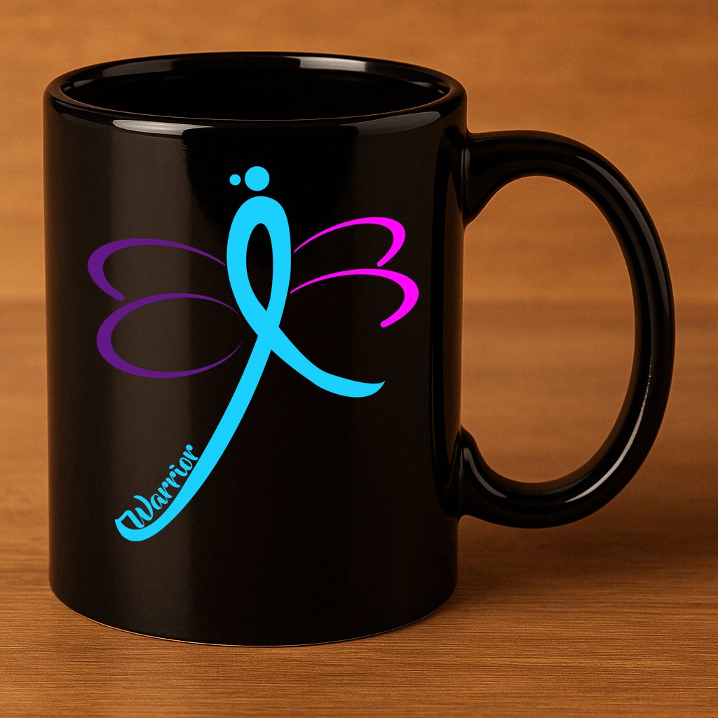 Thyroid Cancer Awareness 11oz C Handle Ceramic Mug