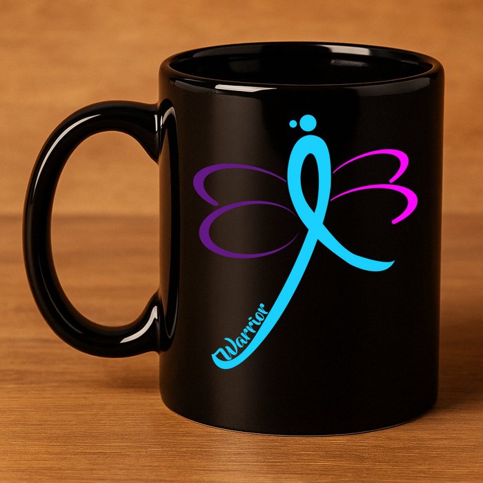 Thyroid Cancer Awareness 11oz C Handle Ceramic Mug