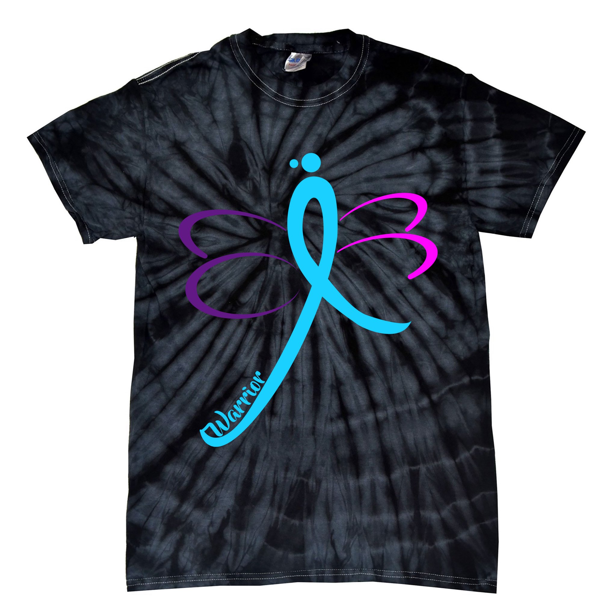 Thyroid Cancer Awareness Tie-Dye T-Shirt