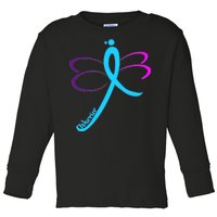 Thyroid Cancer Awareness Toddler Long Sleeve Shirt