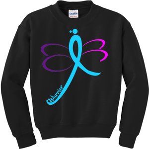 Thyroid Cancer Awareness Kids Sweatshirt