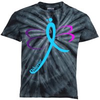 Thyroid Cancer Awareness Kids Tie-Dye T-Shirt