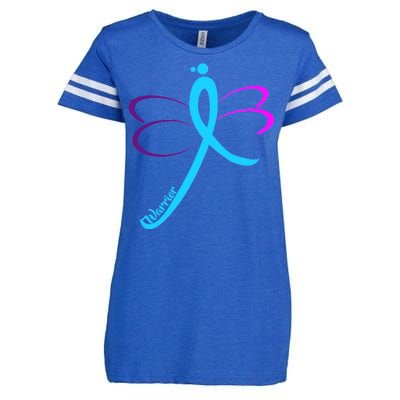 Thyroid Cancer Awareness Enza Ladies Jersey Football T-Shirt