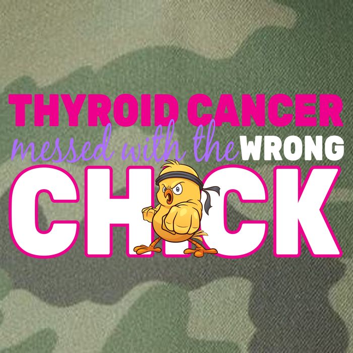 Thyroid Cancer Mess With The Wrong Chick Legacy Tie Dye Trucker Hat