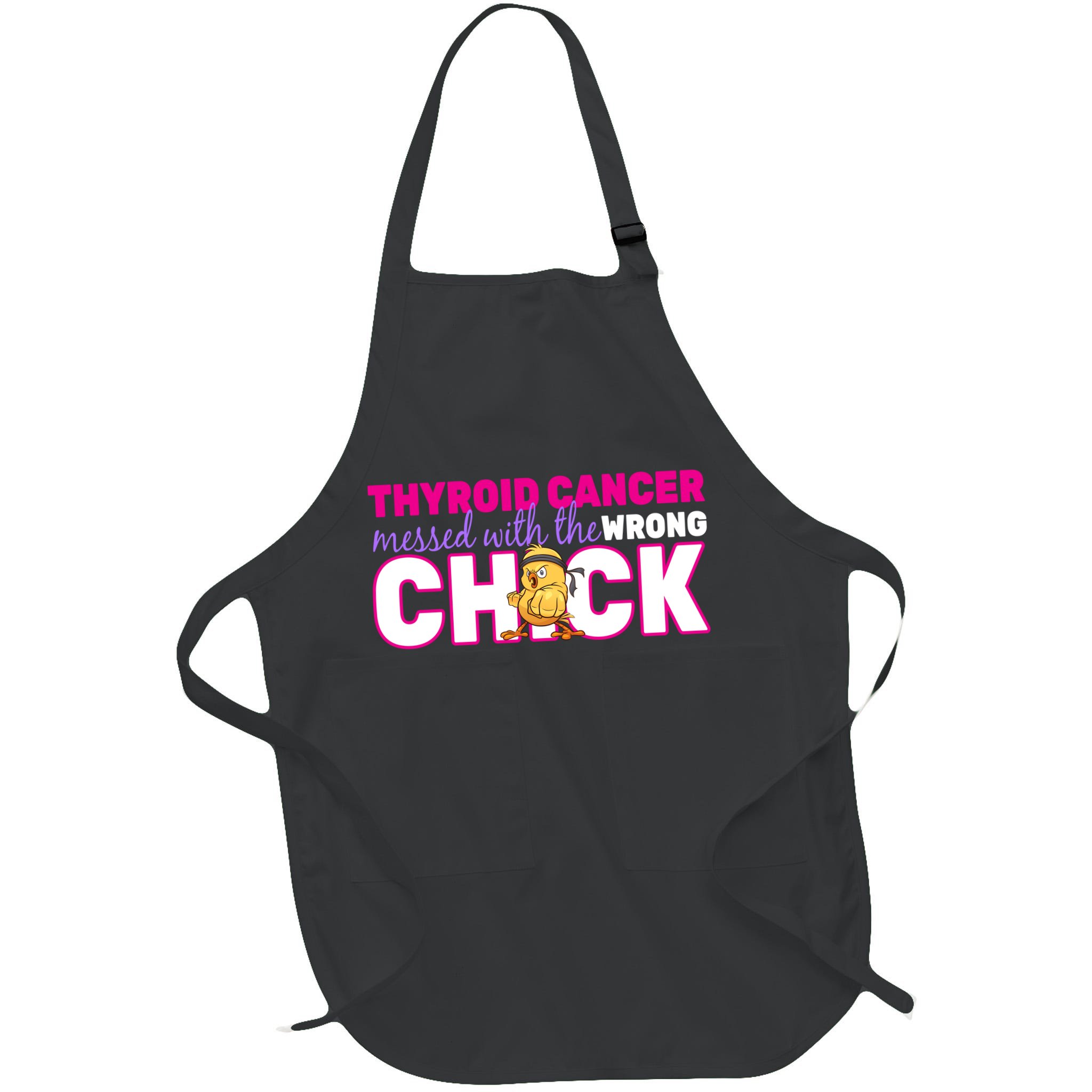 Thyroid Cancer Mess With The Wrong Chick Apron