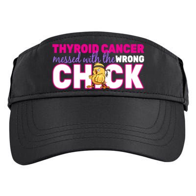 Thyroid Cancer Mess With The Wrong Chick Adult Drive Performance Visor