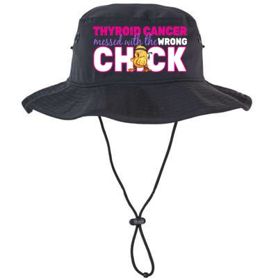 Thyroid Cancer Mess With The Wrong Chick Legacy Cool Fit Booney Bucket Hat