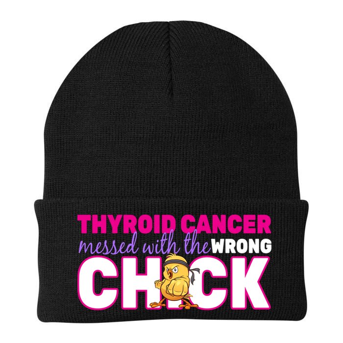 Thyroid Cancer Mess With The Wrong Chick Beanie