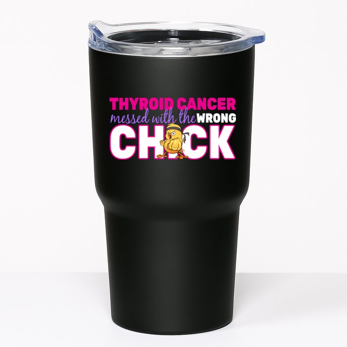 Thyroid Cancer Mess With The Wrong Chick Tumbler