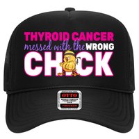 Thyroid Cancer Mess With The Wrong Chick Trucker Hat