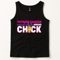 Thyroid Cancer Mess With The Wrong Chick Tank Top