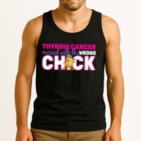 Thyroid Cancer Mess With The Wrong Chick Tank Top
