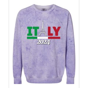 Team Italy 2024 Paris Sport Games Colorblast Crewneck Sweatshirt