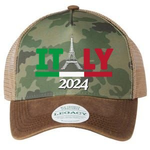 Team Italy 2024 Paris Sport Games Legacy Tie Dye Trucker Hat