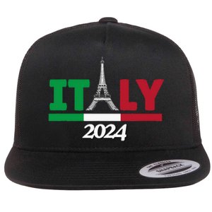 Team Italy 2024 Paris Sport Games Flat Bill Trucker Hat