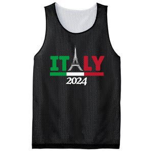 Team Italy 2024 Paris Sport Games Mesh Reversible Basketball Jersey Tank