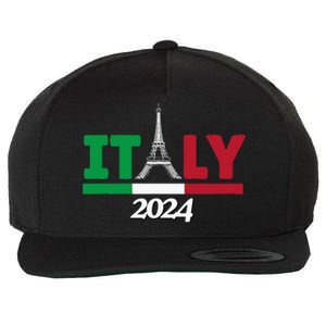 Team Italy 2024 Paris Sport Games Wool Snapback Cap