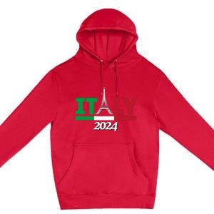 Team Italy 2024 Paris Sport Games Premium Pullover Hoodie