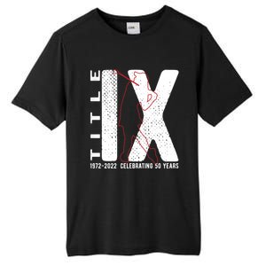 Title Ix 50th Anniversary Us Education Adts Act Golfer Gift Tall Fusion ChromaSoft Performance T-Shirt