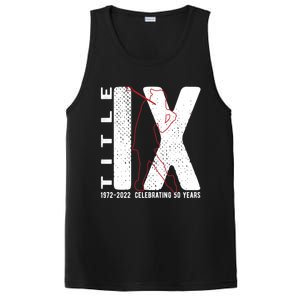 Title Ix 50th Anniversary Us Education Adts Act Golfer Gift PosiCharge Competitor Tank