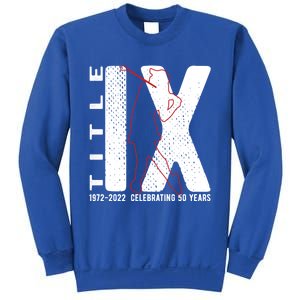 Title Ix 50th Anniversary Us Education Adts Act Golfer Gift Sweatshirt