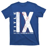 Title Ix 50th Anniversary Us Education Adts Act Golfer Gift T-Shirt