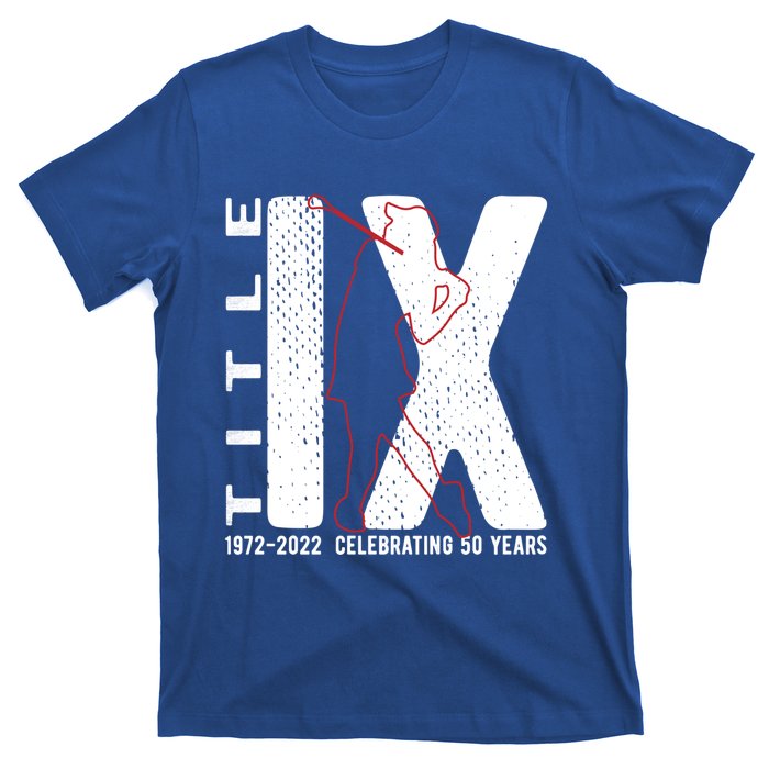 Title Ix 50th Anniversary Us Education Adts Act Golfer Gift T-Shirt