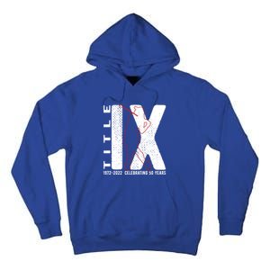 Title Ix 50th Anniversary Us Education Adts Act Golfer Gift Tall Hoodie