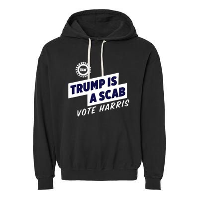 Trump Is A Scab Garment-Dyed Fleece Hoodie