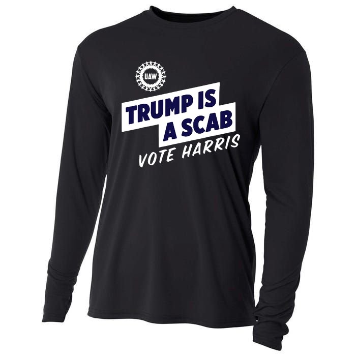 Trump Is A Scab Cooling Performance Long Sleeve Crew