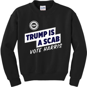 Trump Is A Scab Kids Sweatshirt