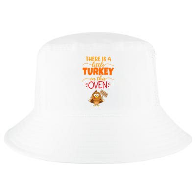 There Is A Little Turkey In This Oven Pregnancy Cool Comfort Performance Bucket Hat