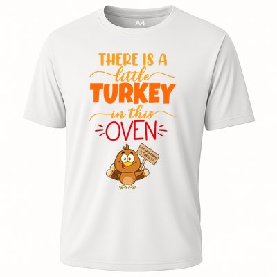 There Is A Little Turkey In This Oven Pregnancy Performance Shirt