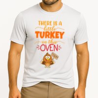 There Is A Little Turkey In This Oven Pregnancy Cooling Performance Crew T-Shirt