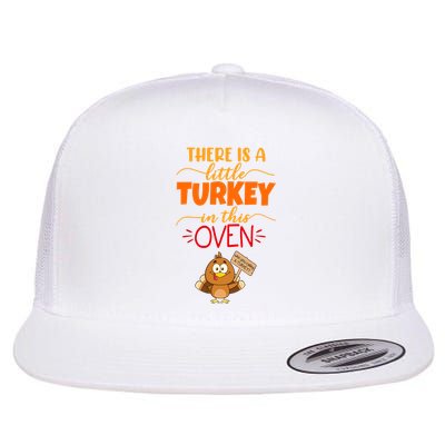 There Is A Little Turkey In This Oven Pregnancy Flatbill Hat