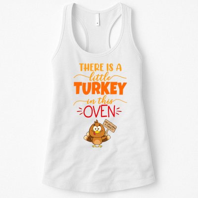 There Is A Little Turkey In This Oven Pregnancy Womens Tank Top
